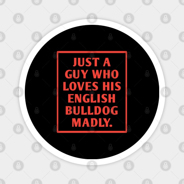 English Bulldog Magnet by BlackMeme94